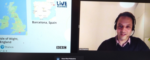 Pearson BBC Live classes - międzynarodowa lekcja online