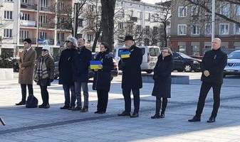 Młodzież częstochowska solidarna z Ukrainą