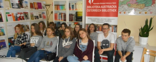 Klasa I d w Bibliotece Austriackiej w Opolu